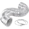 Ipower 14 inch ducting 25 feet long + pair of clams GLDUCT14X25C
